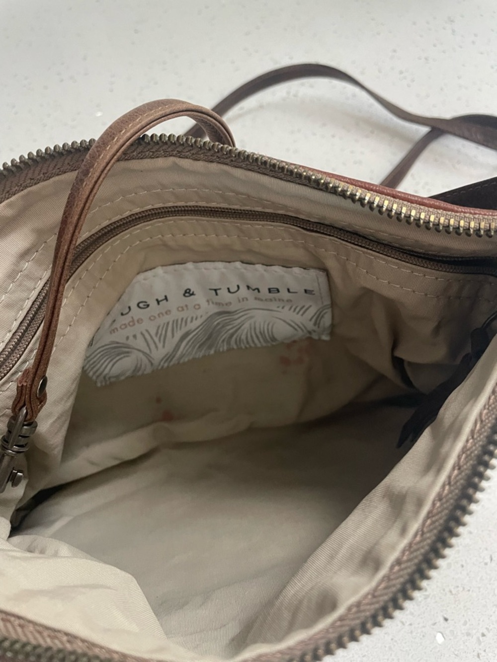 Fossil-style Leather Crossbody by Rough & Tumble - Picture 3 of 12
